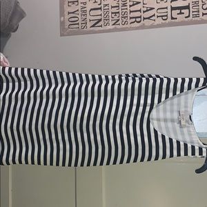 Loft Striped Summer Dress